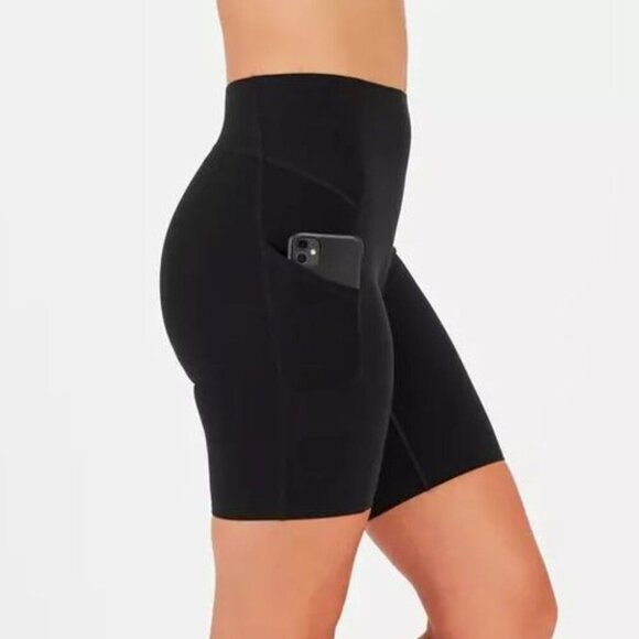SPANX Every Wear Icon Bike Shorts w/ Pockets in Very Black Women's Size 3X - Picture 1 of 6